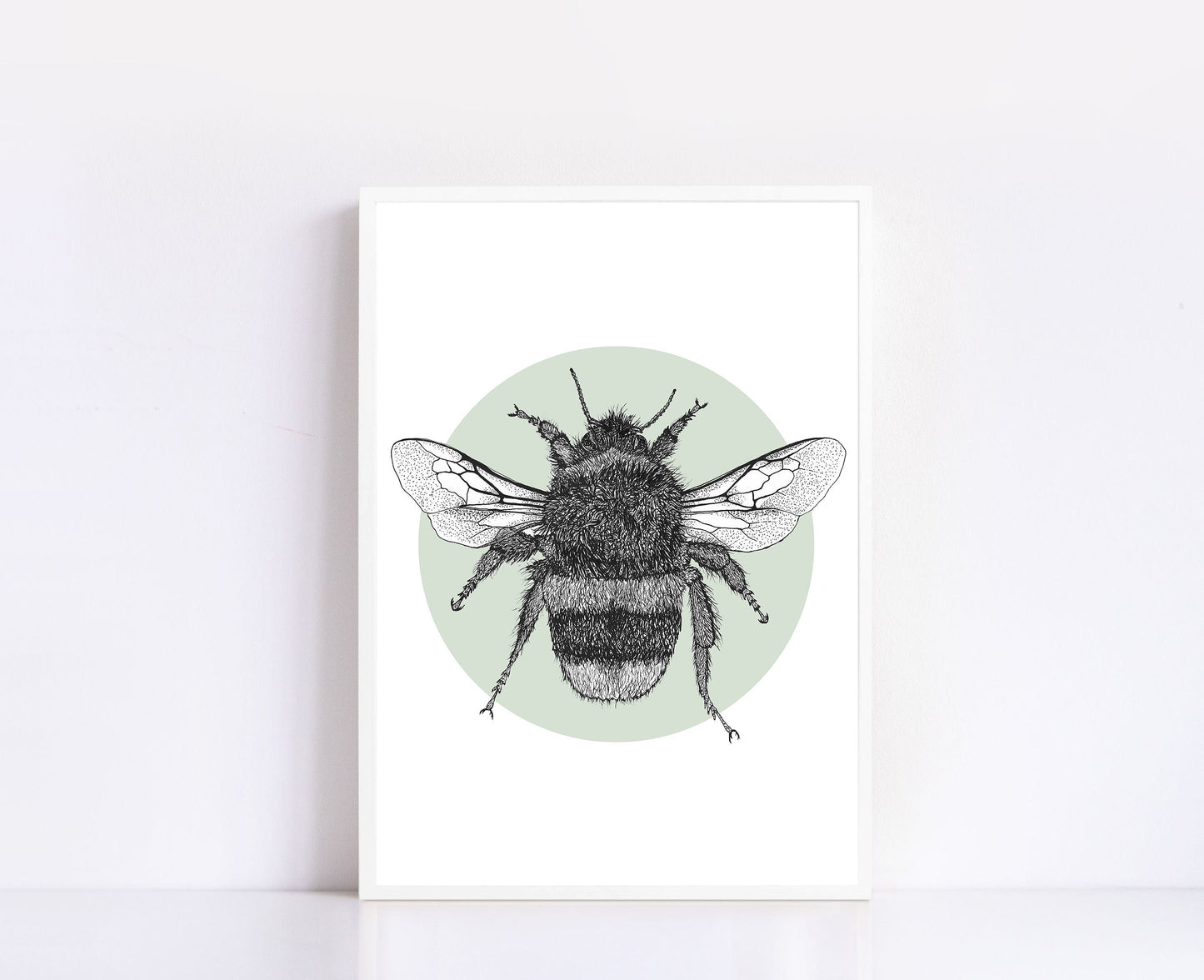 Bee Illustration Print