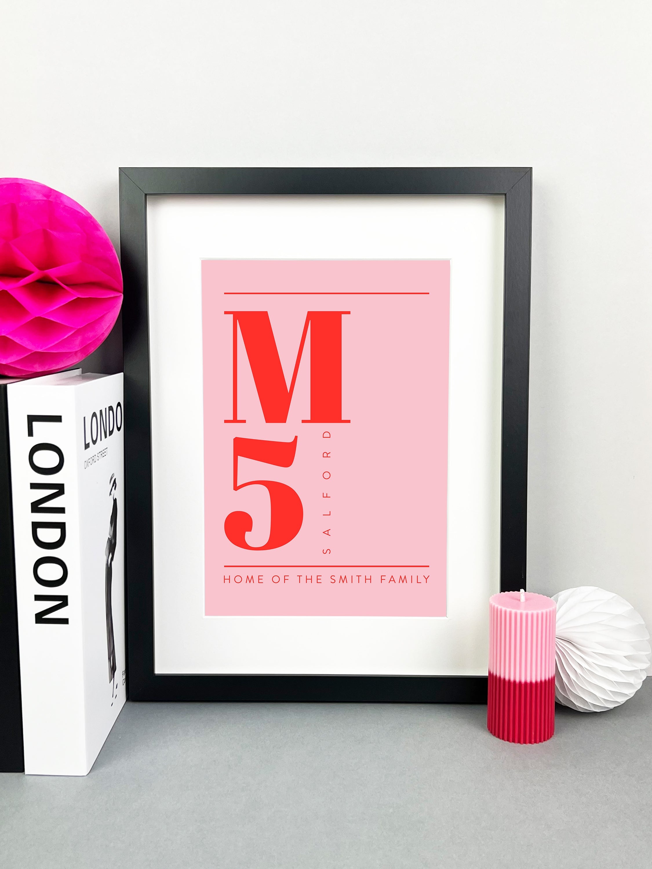 Postcode Creations Personalised Postcode Prints – Design at Nine