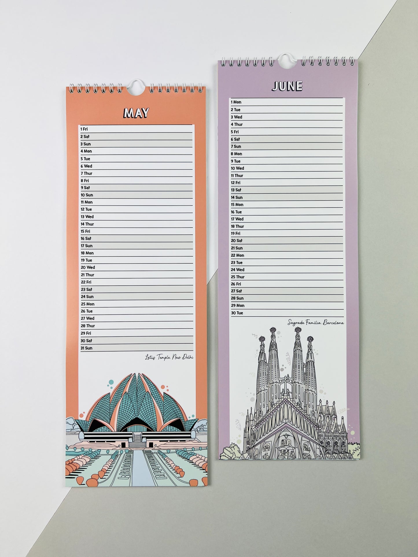 2026 Around the World Wall Calendar