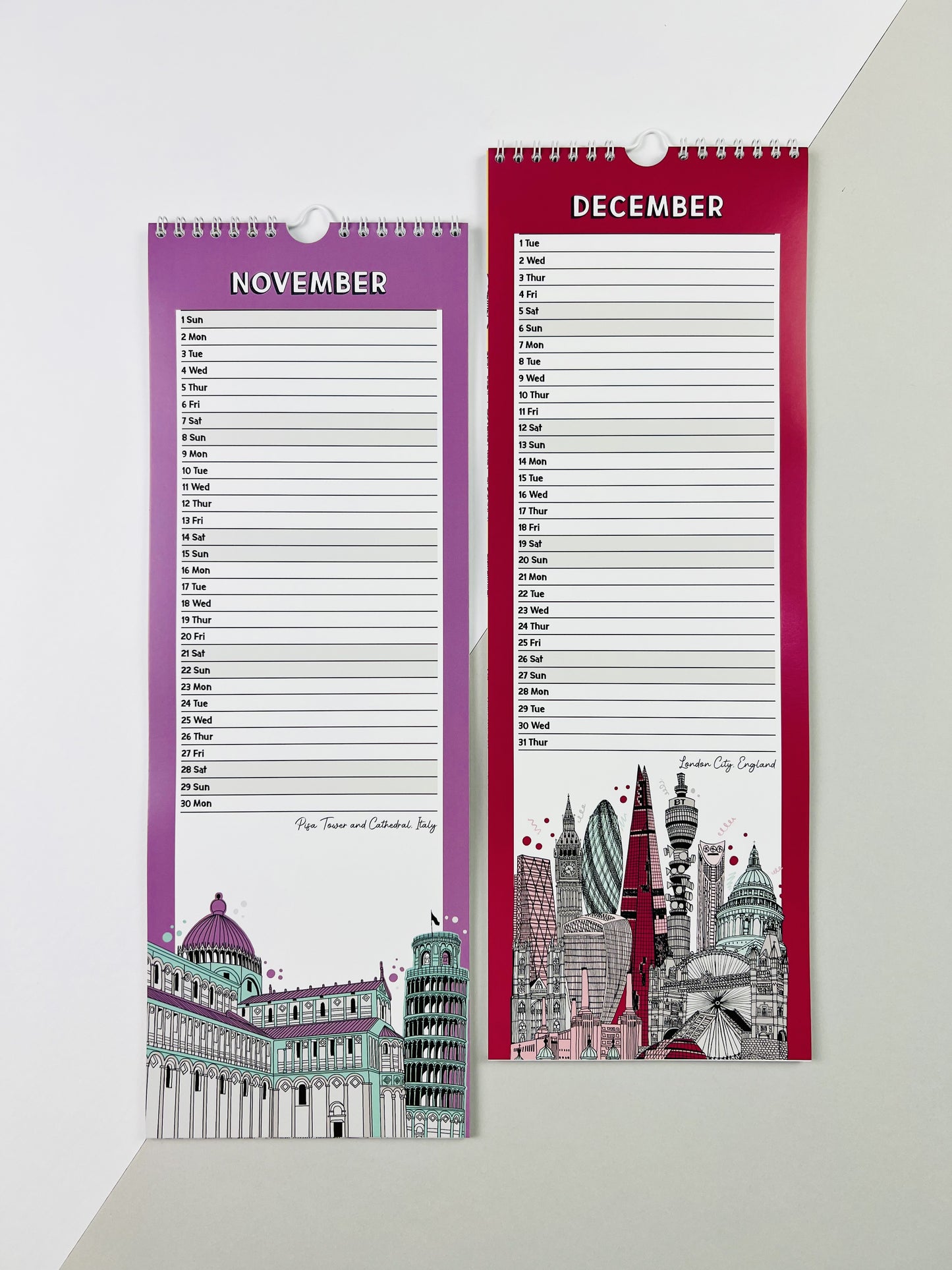 2026 Around the World Wall Calendar