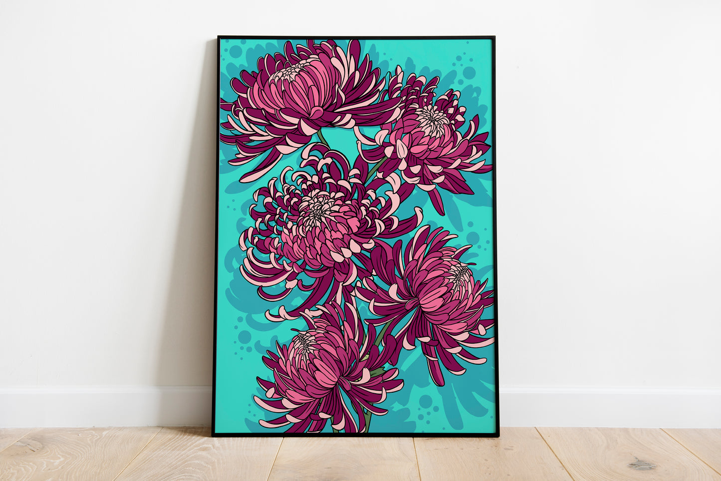Pink Chrysanthemum Print