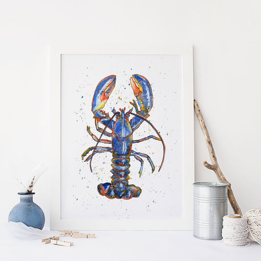 Lobster Watercolour Print