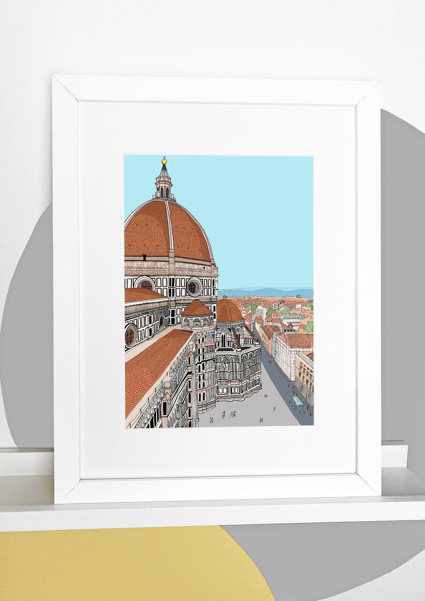 Florence Duomo Cathedral Illustration