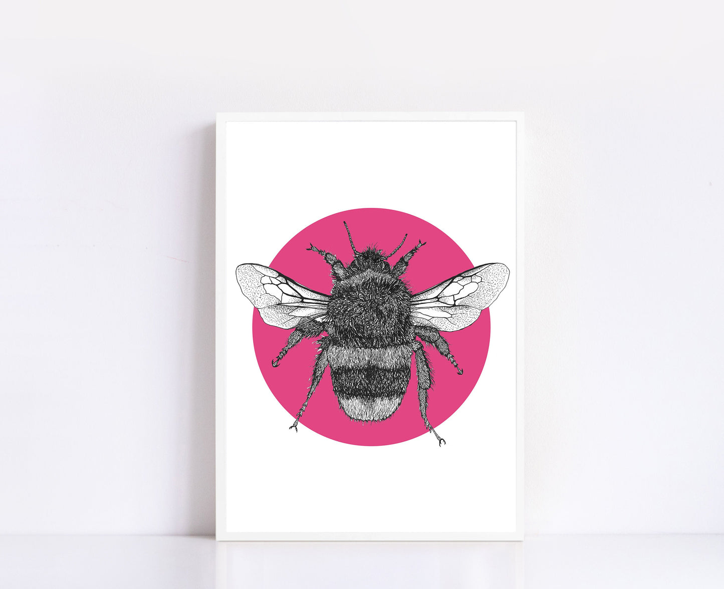 Bee Illustration Print