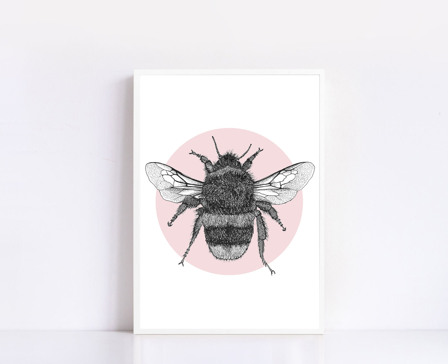 Bee Illustration Print