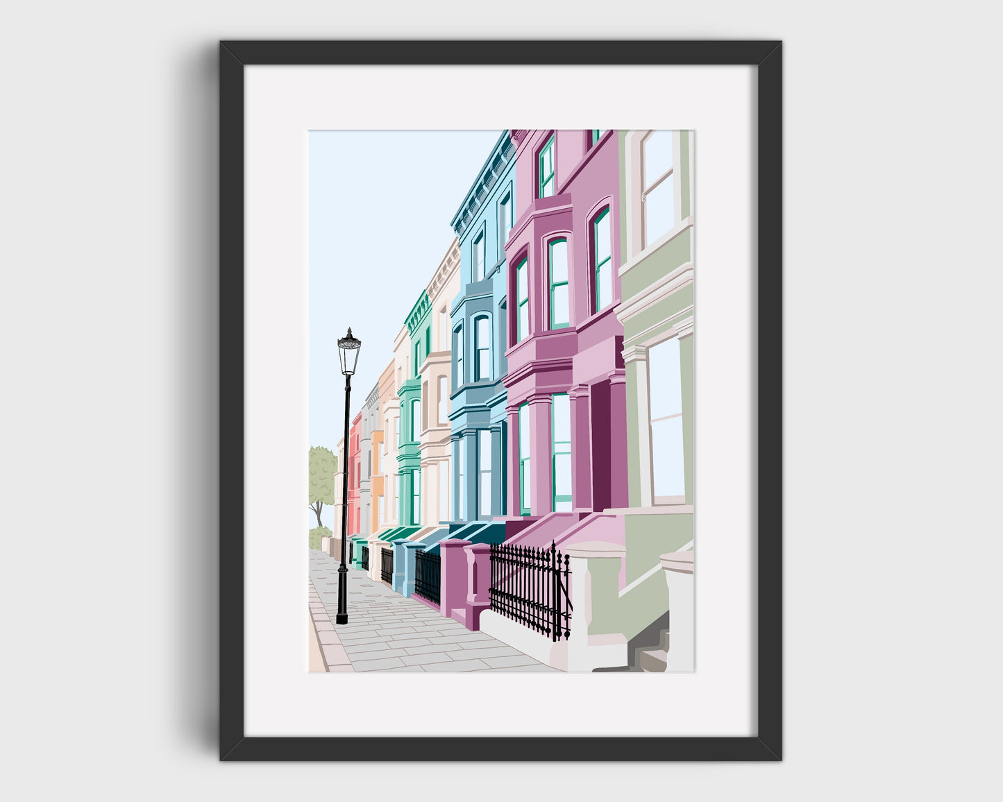Notting Hill Portobello Road Illustration