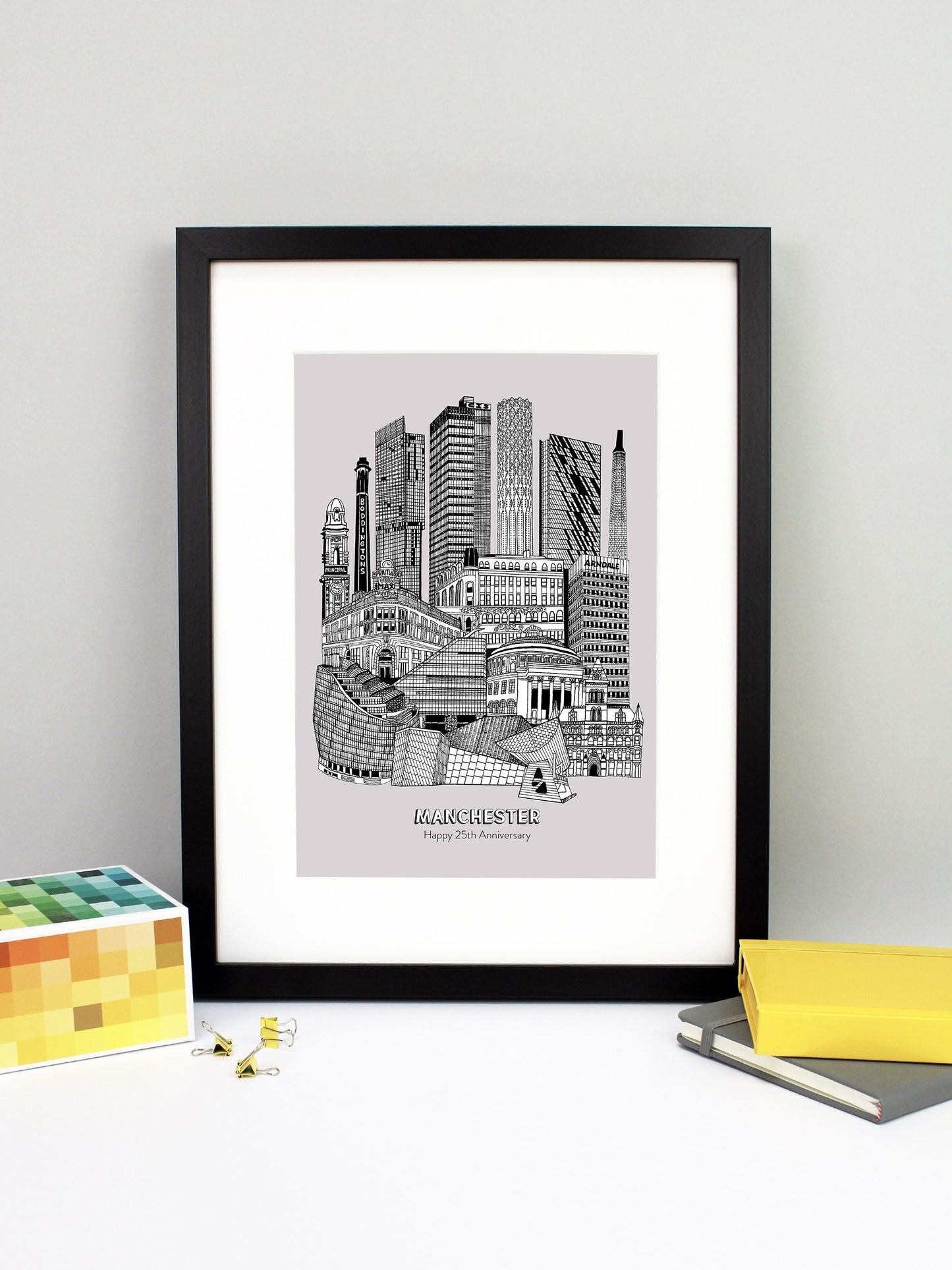 Personalised Manchester City Illustration Print