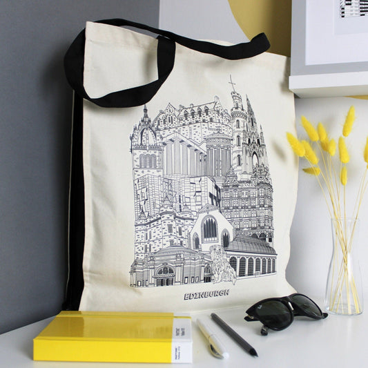 Edinburgh City Tote Bag