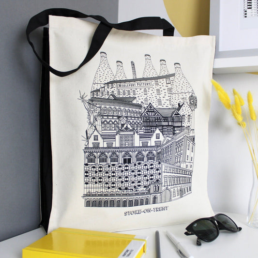 Stoke-on-Trent City Tote Bag