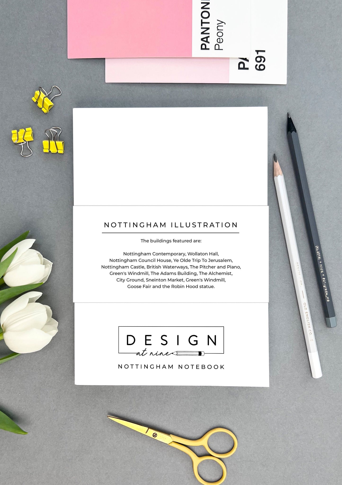 A5 Nottingham City Illustration Notebook