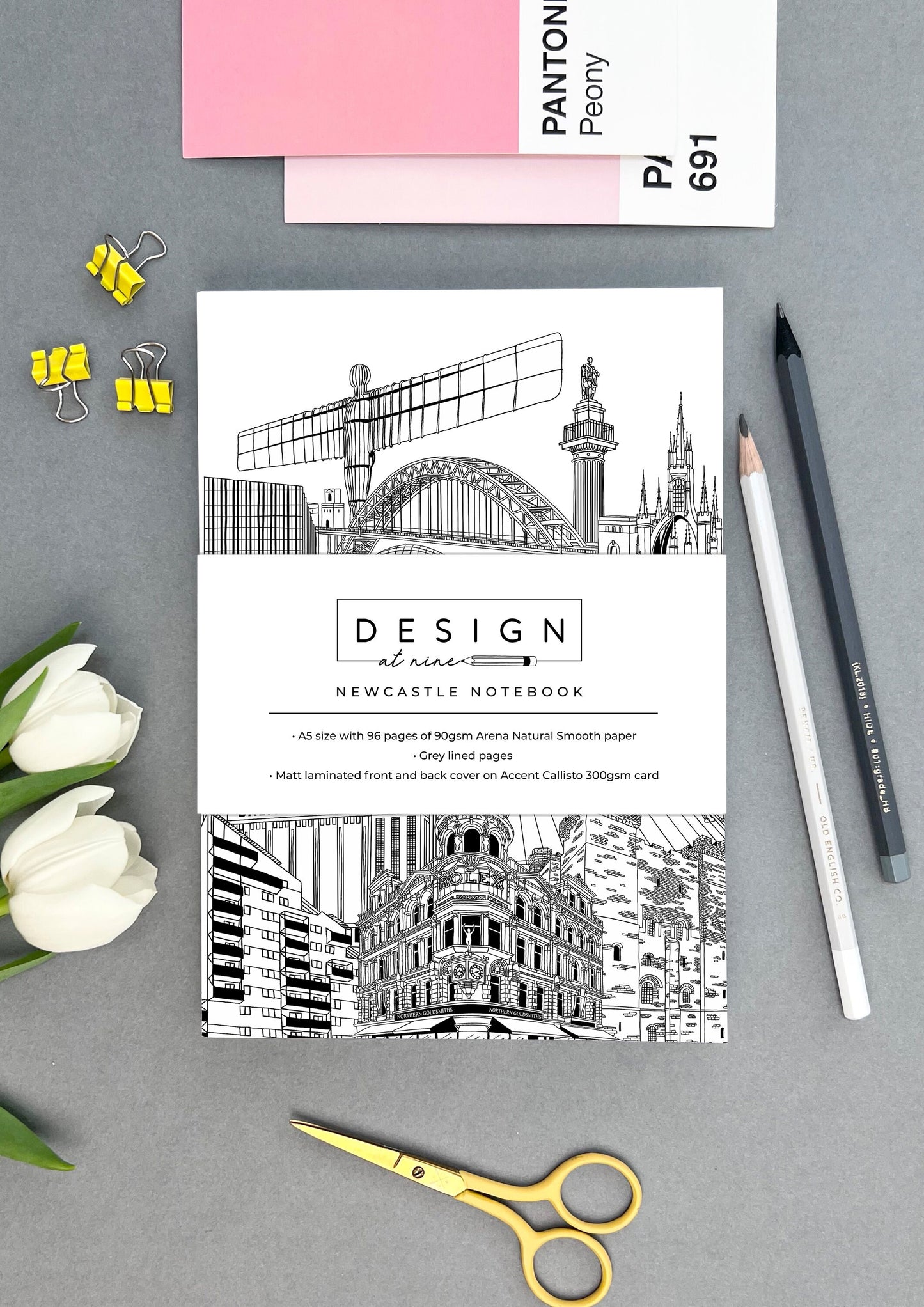 A5 Newcastle City Illustration Notebook